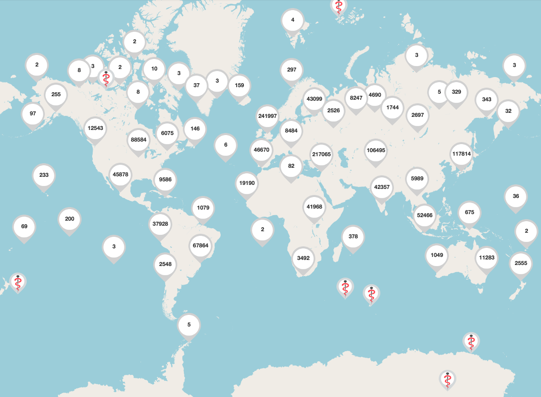 DrGuido healthcare professionals network, worldwide distribution